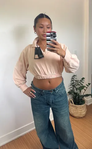 Bo+Tee Cropped Sweatshirt thumbnail 1