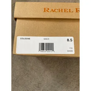 New Rachel Roy Cologne Heeled Sandal Size 8.5 Gold thumbnail 5