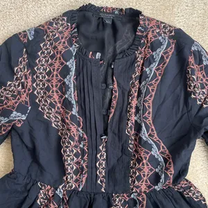 All Saints Adella Leticia Volume Sleeve Mini Dress in Women’s Size 4 thumbnail 6