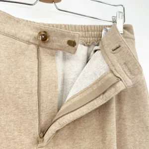 Vince Womens Tan Brushed French Terry Minimalist Straight‎ Leg Pants L thumbnail 5