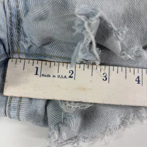 Levis 501 Original Light Denim Cut Off‎ Short High Rise Button Fly Momcore 27 thumbnail 8