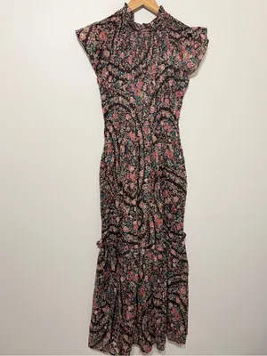 NEW Cleobella Indira Ankle Dress in Divina Print NWOT Size Small Maxi Floral thumbnail 7
