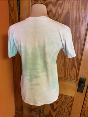 Junk Food Grateful Dead Summer Tour ’87 Tie Dye Graphic Tee XS Pastel Skull Rose thumbnail 9