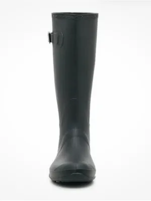 Kamik Black Tall Waterproof Rain Boot with Side Buckle Size 7 thumbnail 2