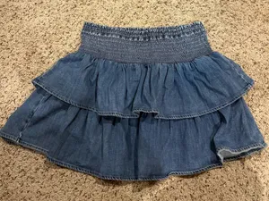 Aerie Denim Skirt thumbnail 1