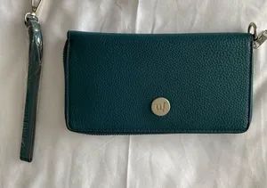 Teal Jessica Moore Zip Wallet thumbnail 1