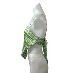 Princess Polly Miss Lexi Green Zebra Sleeveless Square Neck Bandana Tank Top 8 thumbnail 4