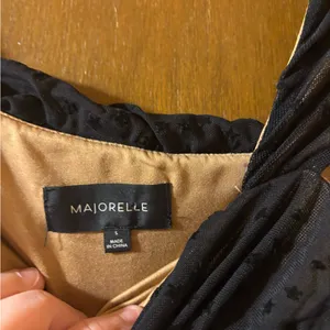 Majorelle Audrina Mini Dress in Black Star Print thumbnail 4