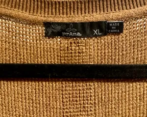 prAna Women’s Long Sleeve Golden V-neck Sweater Size XL thumbnail 2