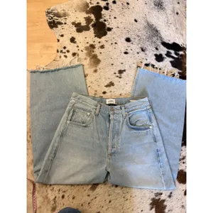 Citizens Of Humanity Ayla Raw Hem Crop Size 26 Light Wash thumbnail 3
