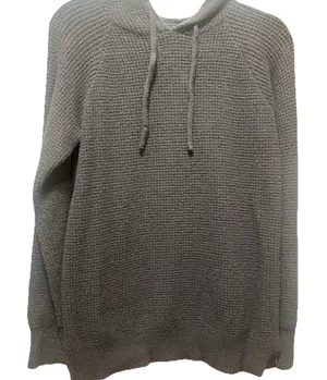 Maurices Women's Gray Sweater small. Hooded thumbnail 1
