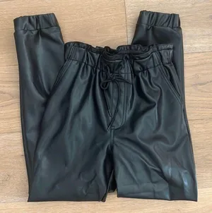 NWT Abercrombie Leather Jogger Pants thumbnail 1