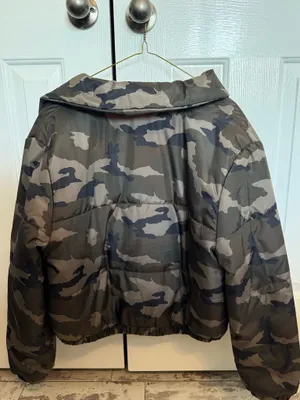 wild fable camo cropped puffer coat thumbnail 6