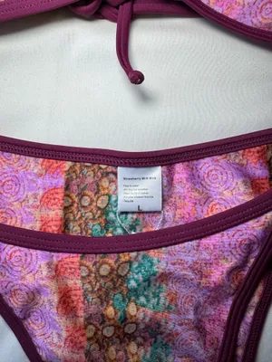 Strawberry MilkMob Bikini Set Top Medium Bottoms Large thumbnail 4