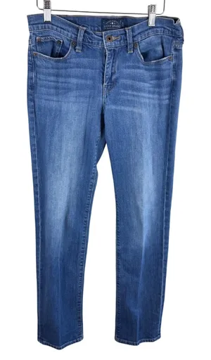 Lucky Brand Sweet Straight Jeans Womens 6/28 Medium Wash Blue Straight Leg Denim thumbnail 1