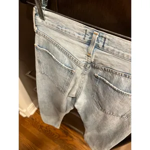 AGOLDE Riley High Rise‎ Straight Crop Jeans Distressed Womens Size 26 thumbnail 10