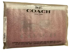 Coach NWT Large Corner Zip Wristlet In Colorblock With Horse And Carriage thumbnail 3