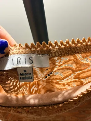Iris Lace Cropped Cami Top - Rust thumbnail 4