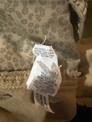 Aerie High Rise Cut Off Linen Blend Shorts | Size: Medium thumbnail 4
