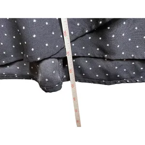 Loft Grey And White Polka Dot Wrap Dress‎ size 2 Business Church Office Casual thumbnail 6