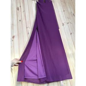 NWT Lulus Rawya Plum Purple Strapless Maxi Dress and Scarf Set Bridesmaid Sz XS thumbnail 5