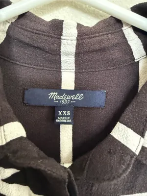 Madewell Break Stripe Courier Dress Size XXS thumbnail 8