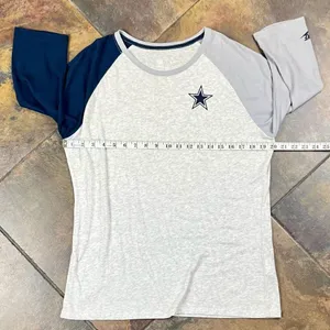 Dallas Cowboys NFL Team Apparel Nike Baseball 3/4 Sleeve Top XL thumbnail 6
