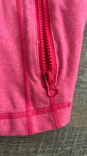 Lululemon define jacket in sonic pink, full zip, size 8 thumbnail 8