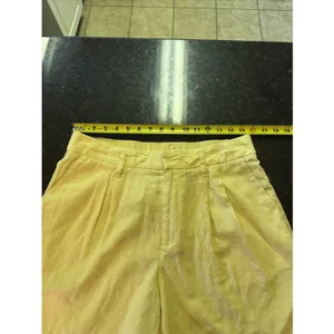A‎ New Day Women's Butter Yellow Pleated Shorts Sz 10 Linen Old Money Vibes thumbnail 7