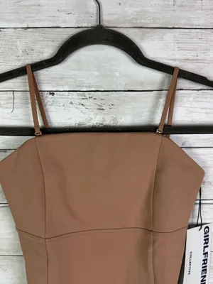GIRLFRIEND COLLECTIVE Devon Compressive Cami Tan Size Small thumbnail 2