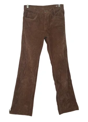 J. Galt Brandy Melville Brown Corduroy Straight Leg Pants Women Size S minimal thumbnail 1