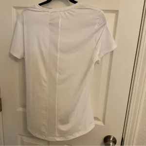 NWT Adidas Women’s Mesh-Back Performance Tee – White thumbnail 9