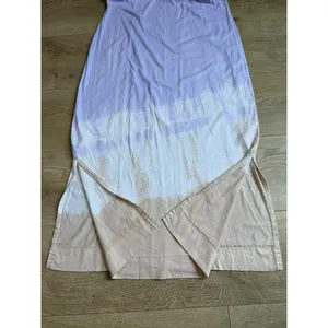 EUC‎ Womens Michael Stars tie dye ombre sleeveless maxi dress coastal size S thumbnail 9