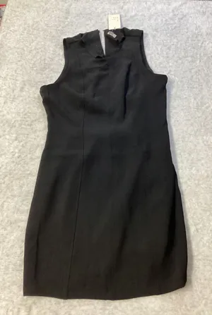 A New Day Womens Black‎ Sleeveless Mock Neck Mini Dress Size 10 NWT thumbnail 1
