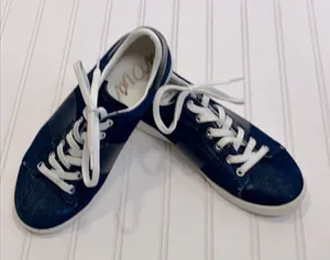Sam Edelman Marquette Denim Navy Sneakers thumbnail 1