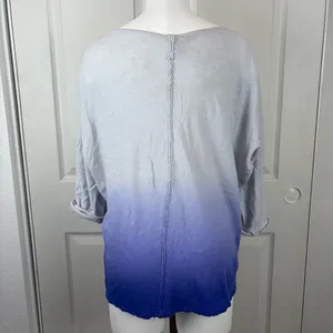 We The Free purple ombre slouchy linen-cotton top thumbnail 6