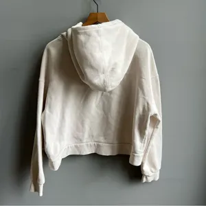 Garage UltraFleece Hoodie Off White Cream Women's Pullover Size L/XL Sweatshirt thumbnail 4