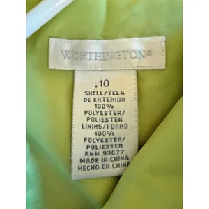 Worthington Semi Formal Midi Dress Sleeveless Green Size 10 Fits Small thumbnail 4