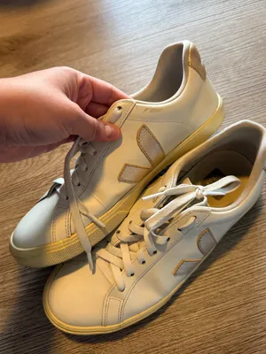 Veja Esplar Leather White Platine Sneakers thumbnail 9