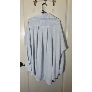 Ashley by 26 International Duster Shirt Jacket Long‎ Light Gray Corduroy Large thumbnail 11