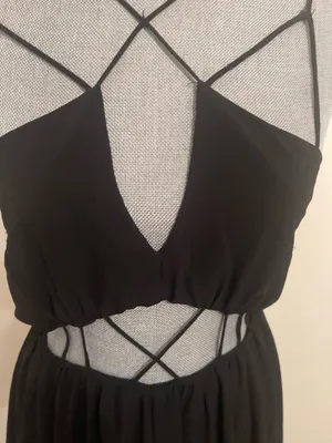 Windsor Black Strappy Dress Mini. Size Small  thumbnail 4