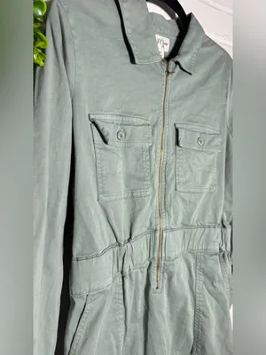 J Crew Long-sleeve zip-front chino dress size 10 thumbnail 8