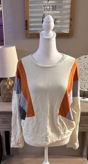 Eyeshadow Color Block Dolman Shirt thumbnail 1