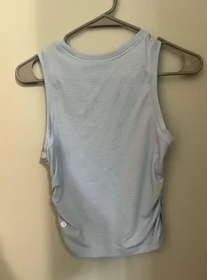 Lululemon License to Train Tank Top Blue thumbnail 2