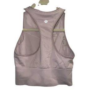 ✨Lululemon Ebb to Train Porcelain Pink Sz 4 Bra *Medium Support✨ thumbnail 7