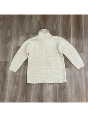 Vintage Lauren Ralph Lauren Women's Hand-Knit Wool Swiss Alps Ski Winter Sweater thumbnail 5