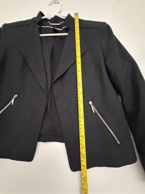 White House Black Market Women’s Black Blazer Size 8 Excellent Used(A829) thumbnail 8