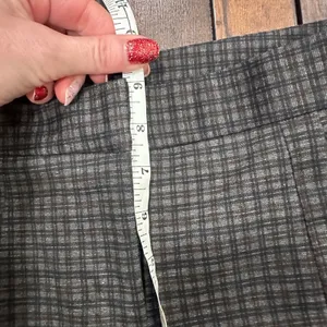 Amanda & Chelsea Womens Size 8 Plaid Straight Leg Career Pants‎ Gray Black thumbnail 10