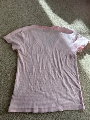 Ralph Lauren Light Pink V-Neck Short Sleeve Baby Tee thumbnail 6