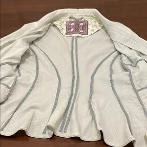 Anthropologie Free People Light Green Blazer thumbnail 4